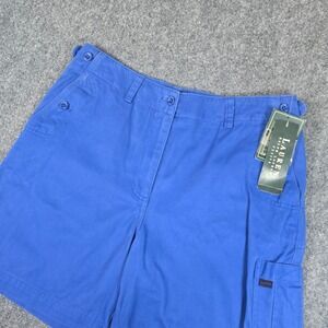 Lauren Ralph Lauren America High Rise Cargo Shorts Blue‎ Size 8P